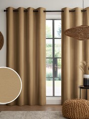 Gold Cotton Curtains - Image 1 of 2