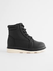 Black Utility Boots - Image 2 of 5