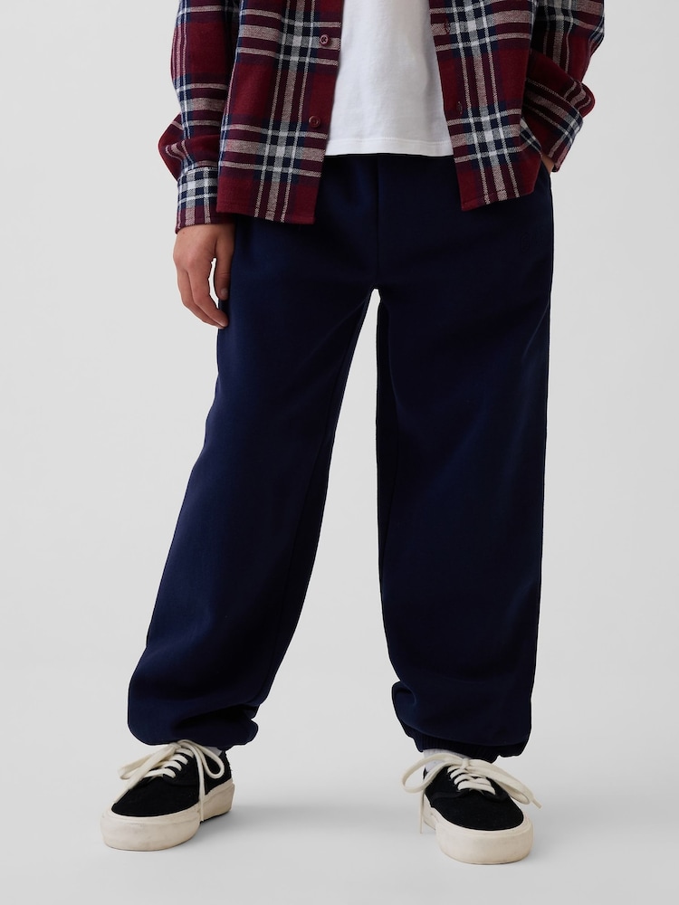 Gap Navy Vintage Soft Relaxed Logo Joggers (4-13yrs) - Image 1 of 5 Gap Navy Vintage Soft Relaxed Logo Joggers (4-13yrs) - Image 1 of 5