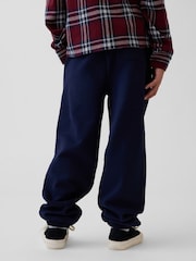 Gap Navy Vintage Soft Relaxed Logo Joggers (4-13yrs) - Image 2 of 5
