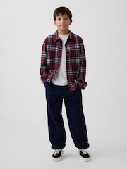 Gap Navy Vintage Soft Relaxed Logo Joggers (4-13yrs) - Image 3 of 5