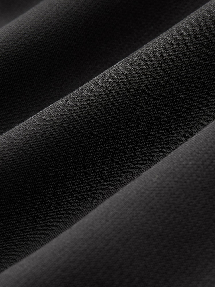 Black Tailored Elastic Back Bootcut Leg Trousers - Image 6 of 6