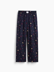 Gap Navy Gingerbread Matching Family Flannel Pyjama Bottoms (4-13yrs) - Image 4 of 6