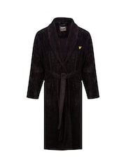 Lyle & Scott Black Lucas Bathrobe - Image 1 of 4