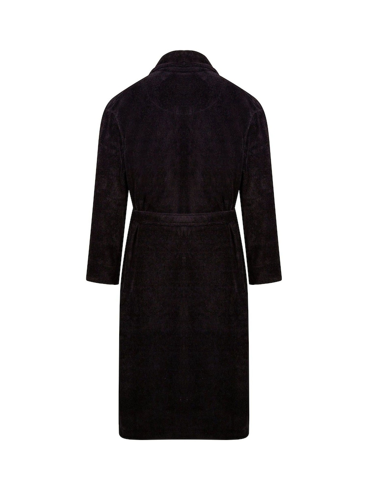 Lyle & Scott Black Lucas Bathrobe - Image 2 of 4