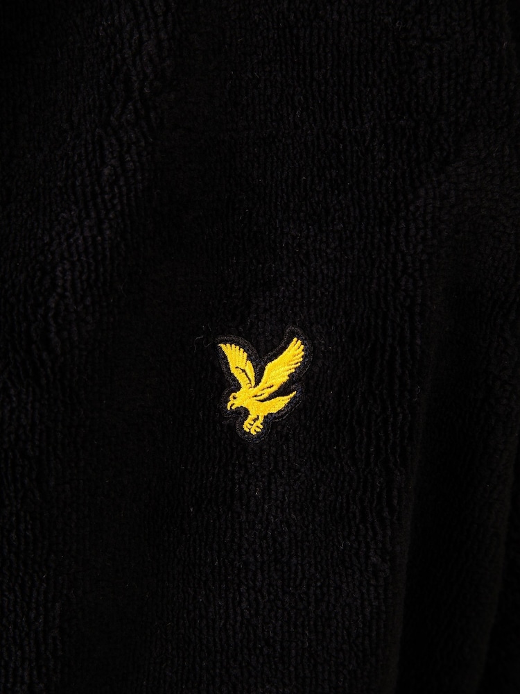 Lyle & Scott Black Lucas Bathrobe - Image 4 of 4 Lyle & Scott Black Lucas Bathrobe - Image 4 of 4
