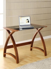 Jual Walnut Helsinki Small Wooden Laptop Desk - Image 1 of 3