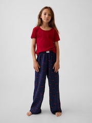 Gap Navy Christmas Truck Matching Family Flannel Pyjama Bottoms (4-13yrs) - Image 3 of 6