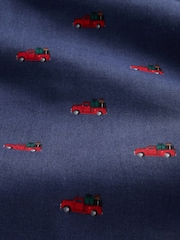 Gap Navy Christmas Truck Matching Family Flannel Pyjama Bottoms (4-13yrs) - Image 6 of 6