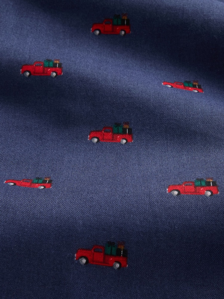 Gap Navy Christmas Truck Matching Family Flannel Pyjama Bottoms (4-13yrs) - Image 6 of 6 Gap Navy Christmas Truck Matching Family Flannel Pyjama Bottoms (4-13yrs) - Image 6 of 6