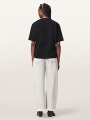 AllSaints Grey Payton Crop Jeans - Image 6 of 7