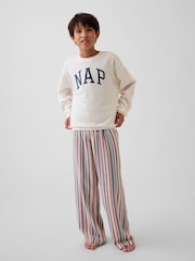 Gap Multi Stripe Matching Family Flannel Pyjama Bottoms (4-13yrs) - Image 1 of 6