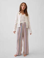 Gap Multi Stripe Matching Family Flannel Pyjama Bottoms (4-13yrs) - Image 2 of 6