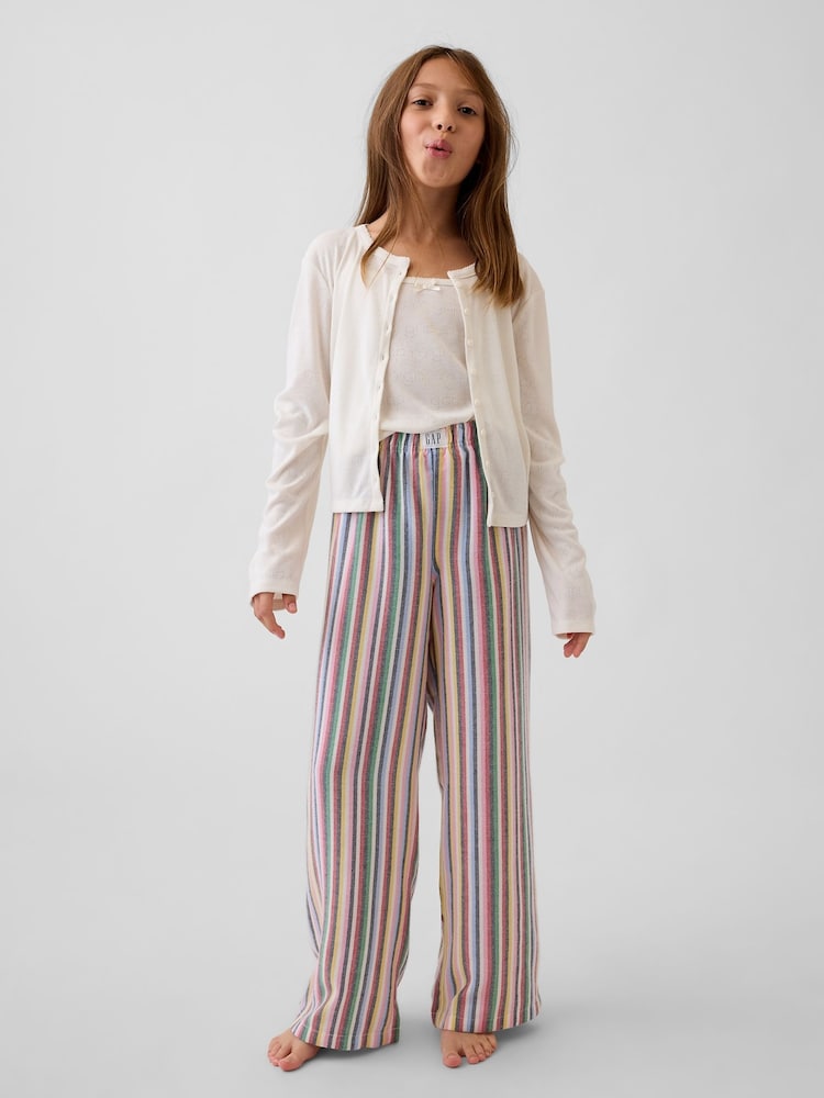 Gap Multi Stripe Matching Family Flannel Pyjama Bottoms (4-13yrs) - Image 2 of 6 Gap Multi Stripe Matching Family Flannel Pyjama Bottoms (4-13yrs) - Image 2 of 6