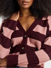 Simply Be Pink Sponge Boyfriend Cardigan - Image 2 of 4