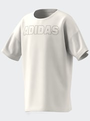 adidas White Sportswear T-Shirt - Image 2 of 3