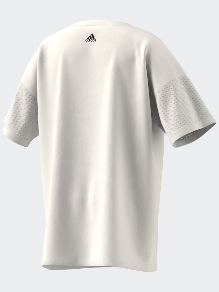 adidas White Sportswear T-Shirt - Image 3 of 3