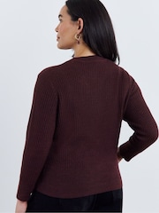 Simply Be Cinched cardigan med knapper - Billede 2 af 4