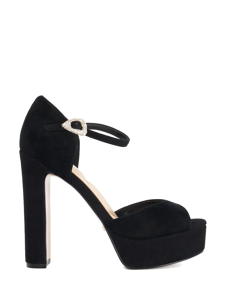 Dune London Black Myans Smart Sandals - Image 1 of 5 Dune London Black Myans Smart Sandals - Image 1 of 5
