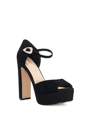Dune London Black Myans Smart Sandals - Image 2 of 5