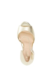 Dune London Gold Myans Smart Sandals - Image 4 of 5