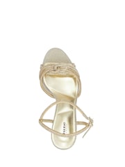 Dune London Metallic Marvelous Heeled Sandals - Image 4 of 5