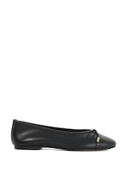Dune London Black Haliah Ballet Pumps - Image 1 of 5