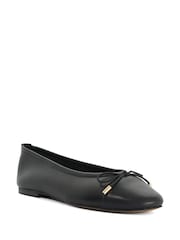 Dune London Black Haliah Ballet Pumps - Image 2 of 5