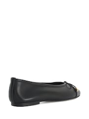 Dune London Black Haliah Ballet Pumps - Image 3 of 5