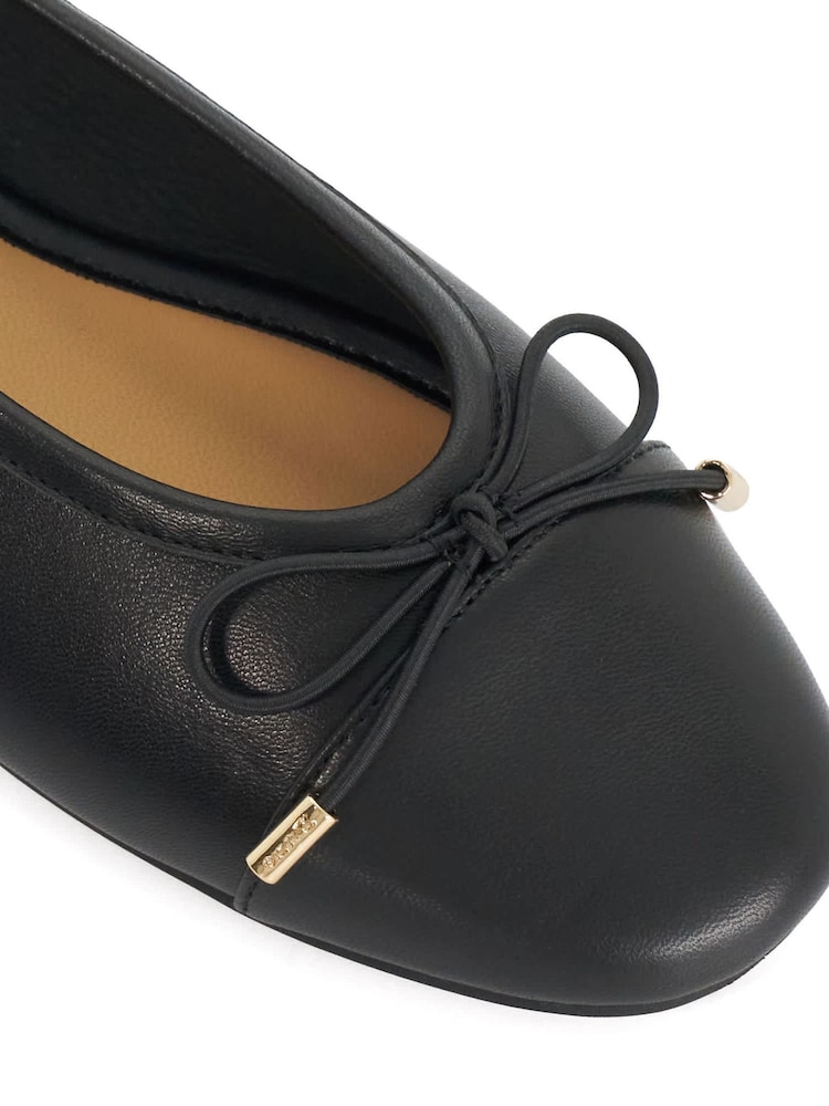 Dune London Black Haliah Ballet Pumps - Image 5 of 5 Dune London Black Haliah Ballet Pumps - Image 5 of 5