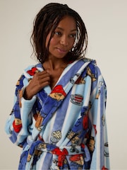Skinnydip Blue x Paddington Stripe Dressing Gown - Image 4 of 7