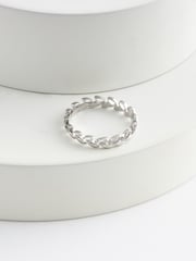 Sterling Silver Open Leaf Ring - Image 2 of 2