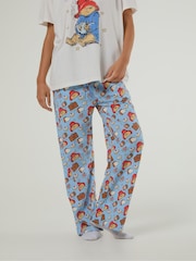 Skinnydip Blue x Paddington T-Shirt and Trouser Pyjamas Set with Eye Mask - Image 1 of 5