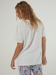 Skinnydip Blue x Paddington T-Shirt and Trouser Pyjamas Set with Eye Mask - Image 3 of 5