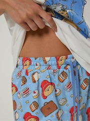 Skinnydip Blue x Paddington T-Shirt and Trouser Pyjamas Set with Eye Mask - Image 4 of 5