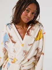 Skinnydip White Disney Winnie the Pooh Ecru Dressing Gown - Image 3 of 3