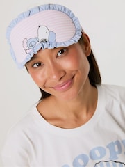 Skinnydip x Peanuts Snoopy Chill T-Shirt and Trousers Set with Eye Mask - صورة 4 من 4