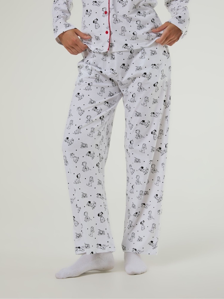 Skinnydip Disney 101 Dalmatians Pyjamas Set with Scrunchie - صورة 1 من 4 Skinnydip Disney 101 Dalmatians Pyjamas Set with Scrunchie - صورة 1 من 4