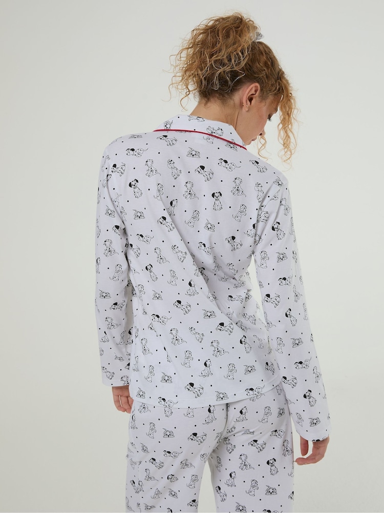 Skinnydip Disney 101 Dalmatians Pyjamas Set with Scrunchie - صورة 2 من 4 Skinnydip Disney 101 Dalmatians Pyjamas Set with Scrunchie - صورة 2 من 4