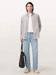 AllSaints Blue Reid Jeans - Image 6 of 8