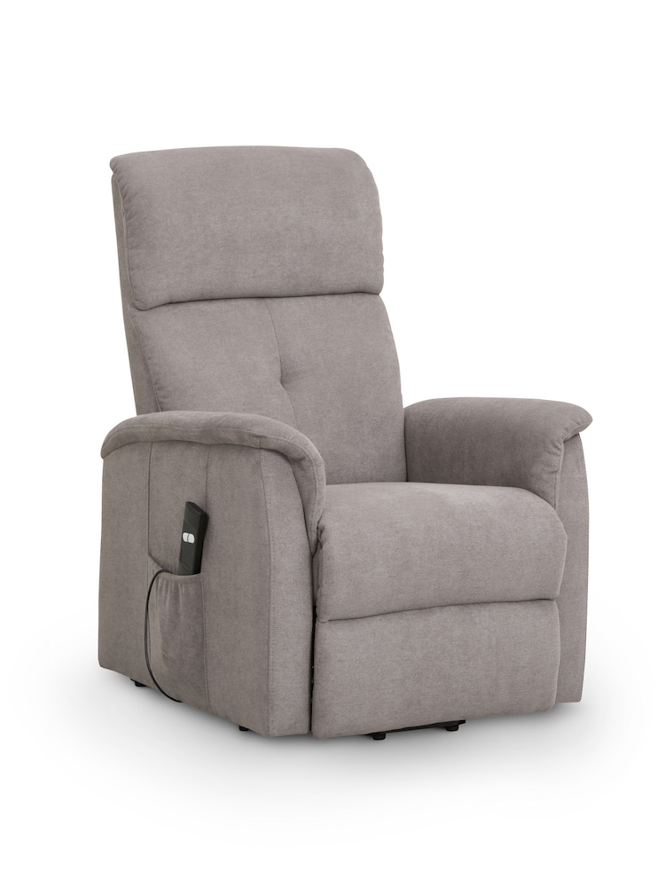 Julian Bowen Grey Ava Recliner Chair - Image 2 of 6