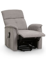 Julian Bowen Grey Ava Recliner Chair - Image 4 of 6