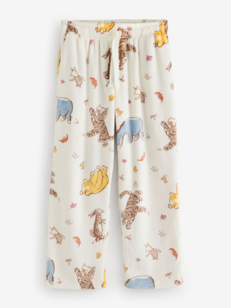 Skinnydip White Disney Winnie The Pooh Ecru Fleece Pyjamas Set - Image 12 of 12
