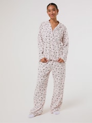 Skinnydip White x Hello Kitty Pyjamas Set with Scrunchie - Image 1 of 8