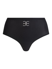 Chantelle Black Soft Stretch Cheekini hipster Seamless One Size Briefs - Image 4 of 4