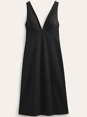 Boden Black Strappy Back Jersey Midi Dress - Image 5 of 5