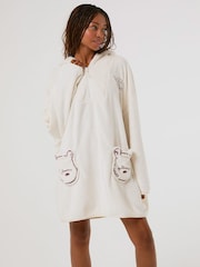 Skinnydip Disney Winnie the Pooh 3D Ears Blanket Hoodie - صورة 3 من 9