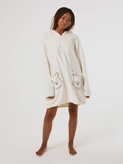 Skinnydip Disney Winnie the Pooh 3D Ears Blanket Hoodie - صورة 4 من 9