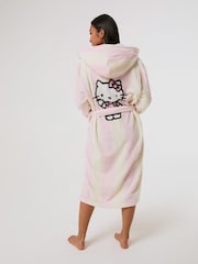 Skinnydip Pink x Hello Kitty Stripe  Robe - Image 2 of 9