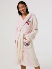 Skinnydip Pink x Hello Kitty Stripe  Robe - Image 3 of 9